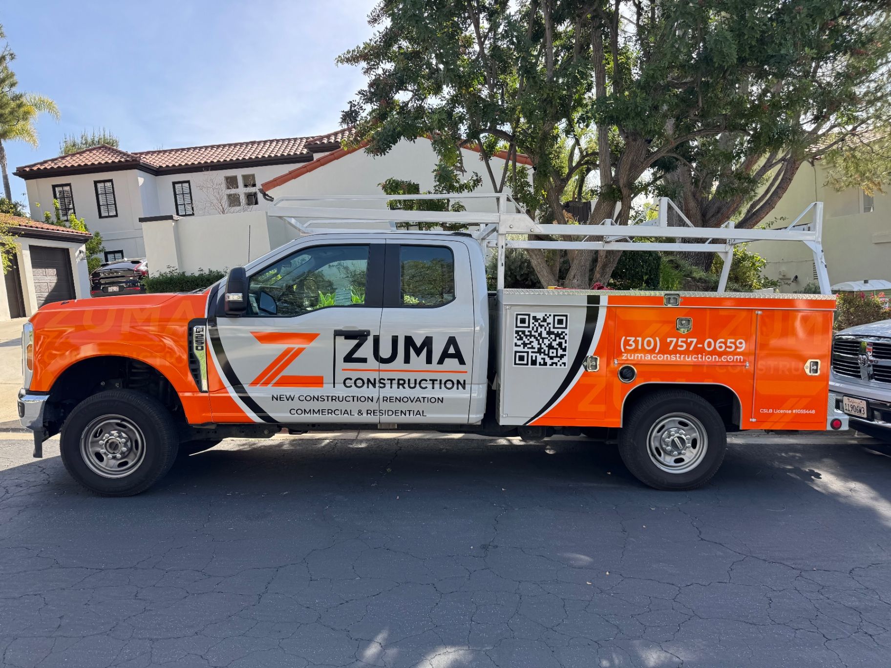Zuma Construction service truck, fully equipped for the jobsite