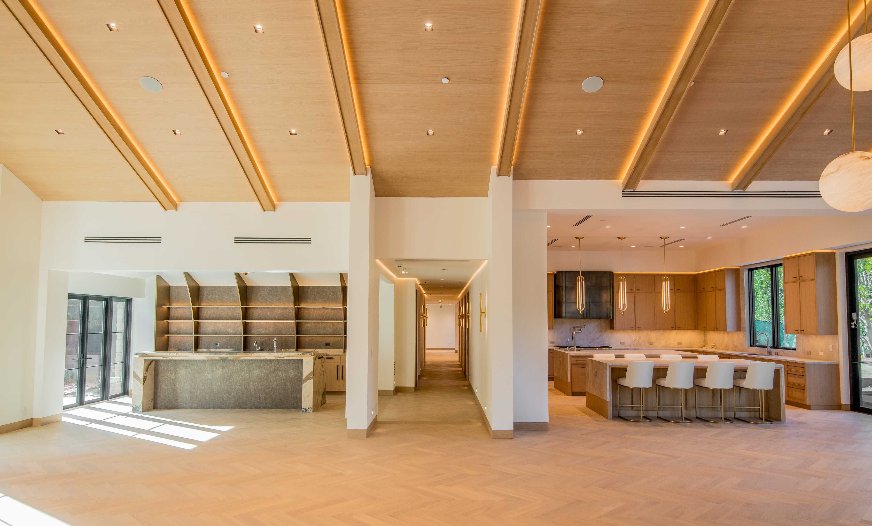 Detail of custom finish work by Zuma Construction